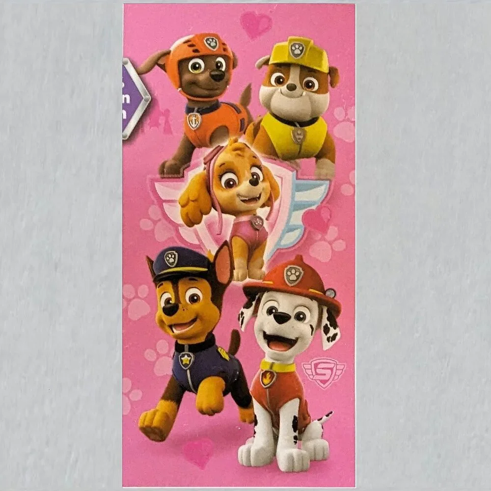 Paw Patrol Beach Towel measures 28 x 58 inches